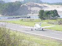 Pacific City Airport runway airplane an Nestucca