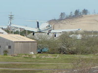 Pacific City Airport airplane taking off