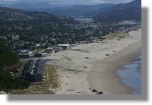 Cape Kiwanda View to south with Nestucca River