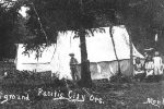 Camping Pacific city Oregon early days